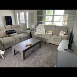 Beige couches  