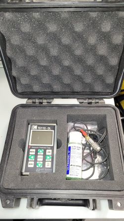 Nova Ultrasonic Thickness Gage. Measures Thickness of Any Metal Down .001 Of An Inch.