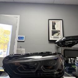 BMW X1 F48 LCI ORIGINAL OEM LEFT DRIVER LED HEADLIGHT GOOD CONDITION 2020-2021-2022