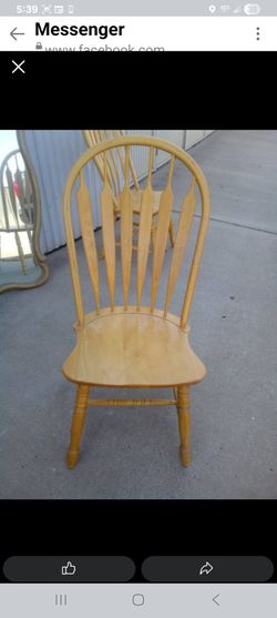 Mable wood chairs