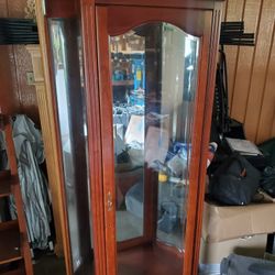 Cherry Glass Cabinet Display