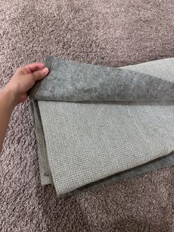 Non-Slip Rug Pad Gripper 5’ x 7’ – Felt + Rubber, 1/8” Thick | Rug Underlay for Hardwood & Tile Floors