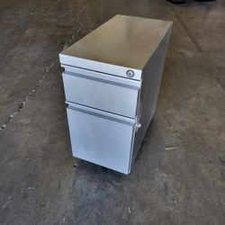 Metal 2-Drawer Under Desk Filing  Cabinet