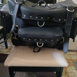 Leather Motorcycle Bag