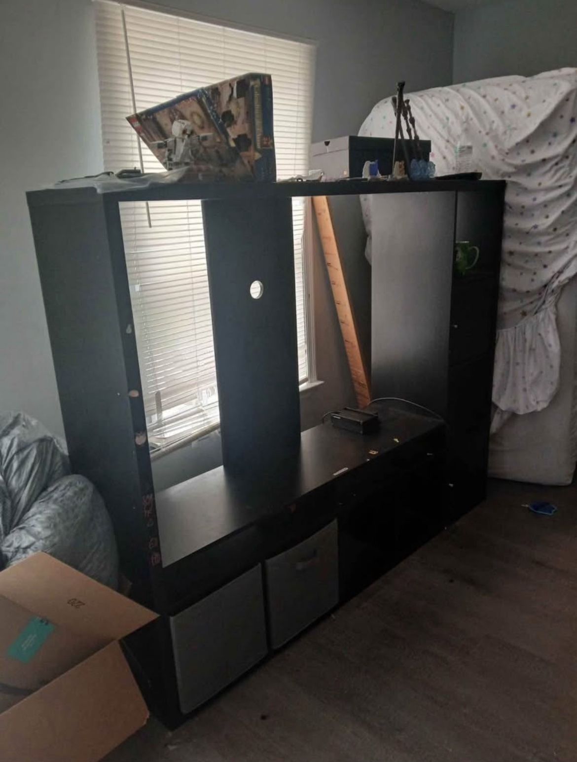 IKEA Black Entertainment Center 