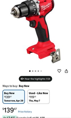 new.  milwaukee hammer  drill