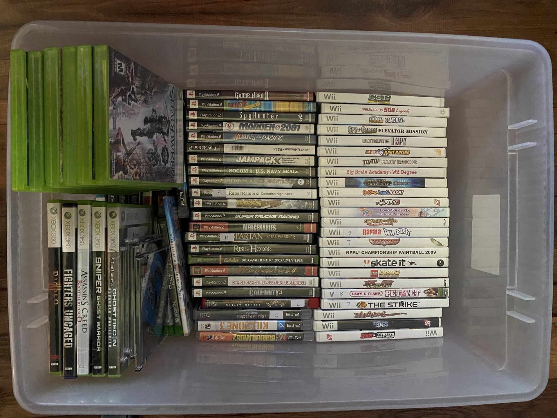 Lot Of 75+ Assorted Video Games 