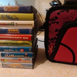 Nintendo DS Blue Hand Held Console With 10 Games