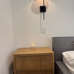 Comes with a Set of TWO designer nightstands