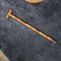 Hand-carved Walking Cane from Puerto Vallarta