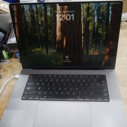 Apple Macbook Pro 2021 16" M1 Pro 16GB RAM 512GB SSD used. tested. in a good working order. factory reset was done. after market charger.