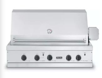 Viking Outdoor Grill with Side Burner and Doors