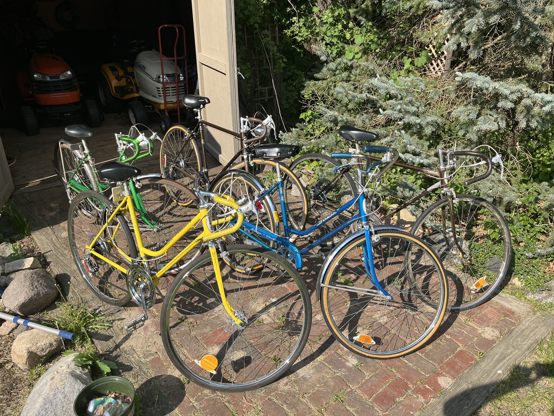 Vintage 1970’s Schwinn Bikes (Collegiate Sport & Varsity)