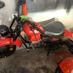 THREE MINI BIKES & A BRAND NEW MOTOR