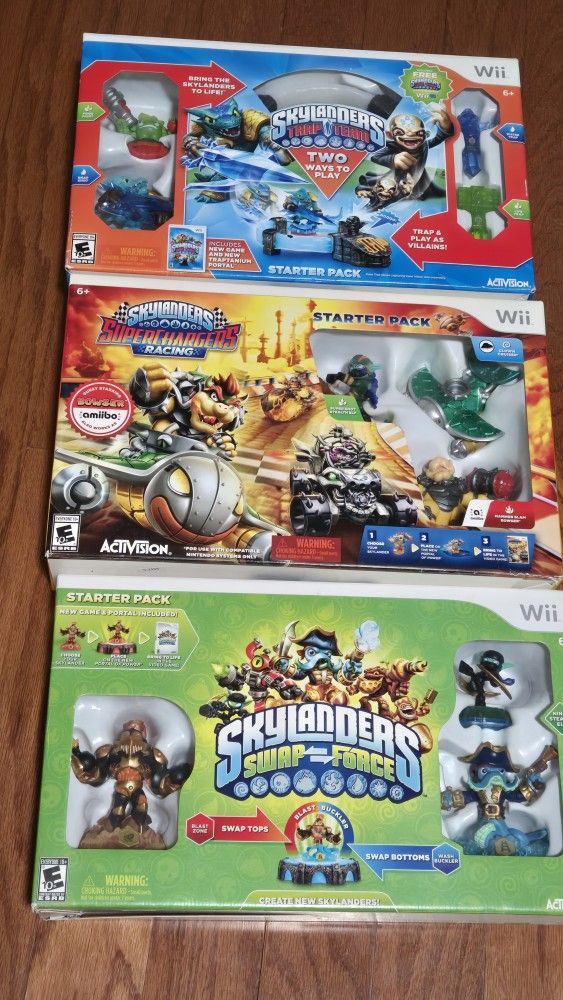 For WII, Skylander Figure Sets