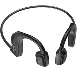 Headphones Titanium Open-Ear Wireless Bluetooth Earphones Black