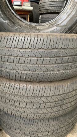 Set of used tires 265 70. 16 good years