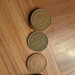 1936 To 1946 1 Centavo Mexican Coins $3 Each 