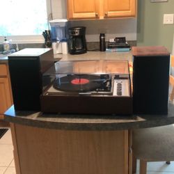 Vintage Turntable Record Player