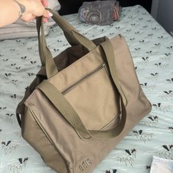 BEIS GREEN WORK AND TRAVEL TOTE