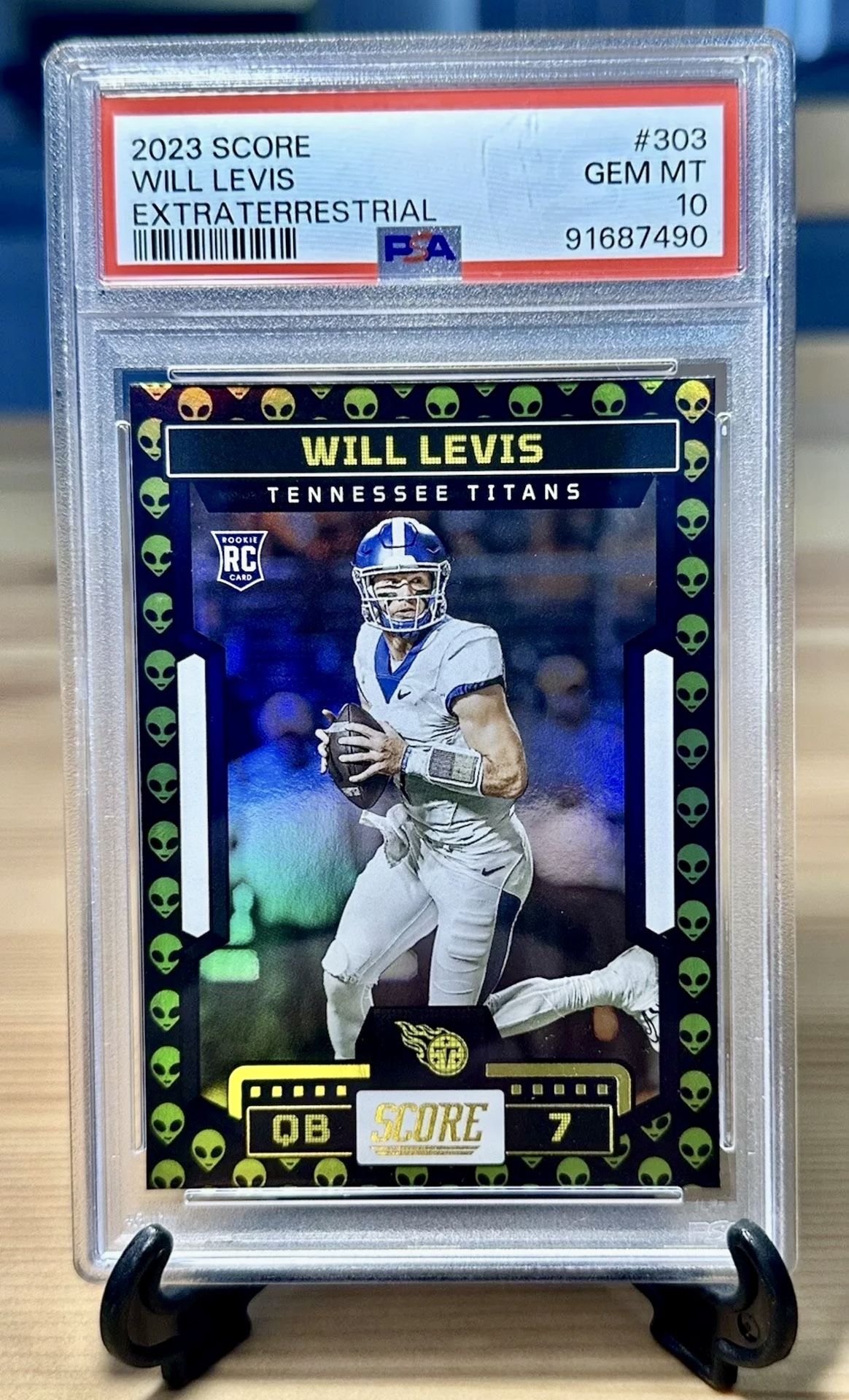2023 Score Will Levis Extraterrestrial #303 PSA 10