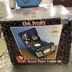 Elvis Presley Record Player Cookie Jar PENDING MONDAY PU