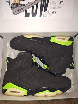 Electric Green 6's Men's size 9