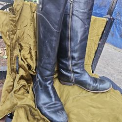 Womens Frye Melissa Side Zip Boots 7.5 B