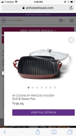Princess house, Grill & Steam Pan