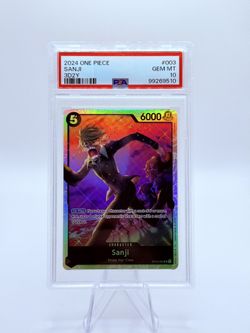 2024 One Piece Sanji 3D2Y PSA 10