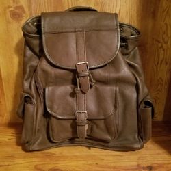 Leather Backpack 