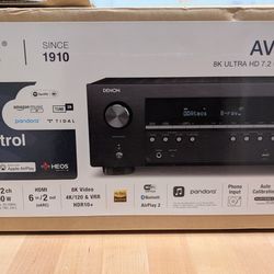 Denon AVR-S960H 7.2 Ch 8K/120Hz Receiver w/ Original Box + Accessories