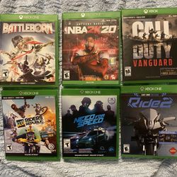 Xbox One Games (prices In Description)