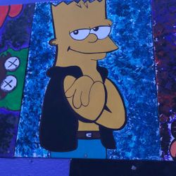 Simpsons Painting