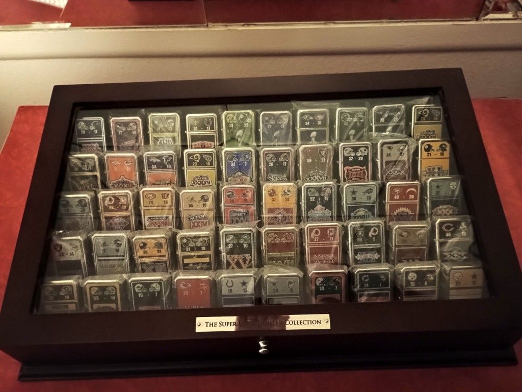 Super Bowl 1-31 Zippo Super Bowl Commemorative Collector Edition Lighters.