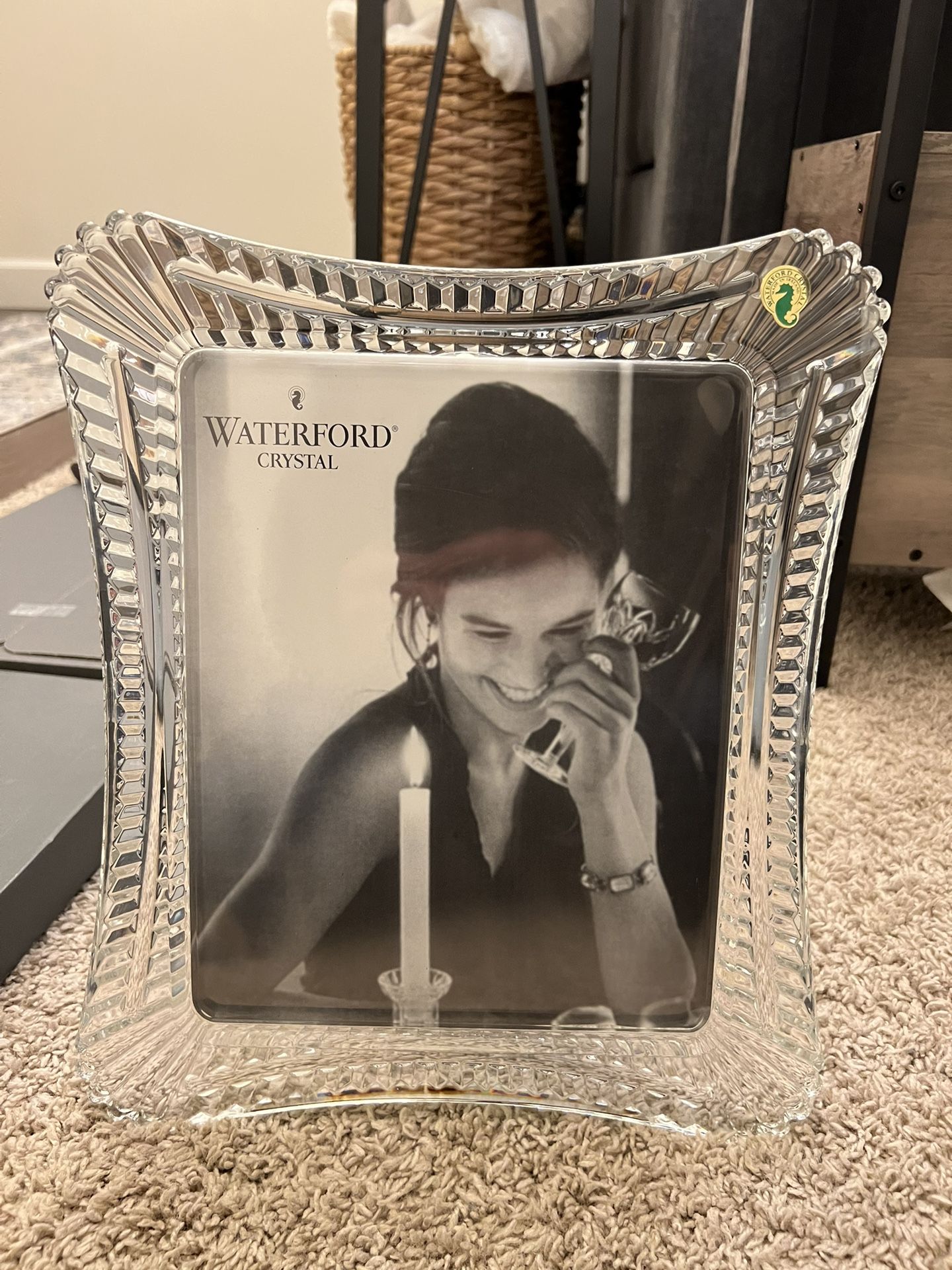 Waterford Wellesley 8x10 Crystal Picture Frame 