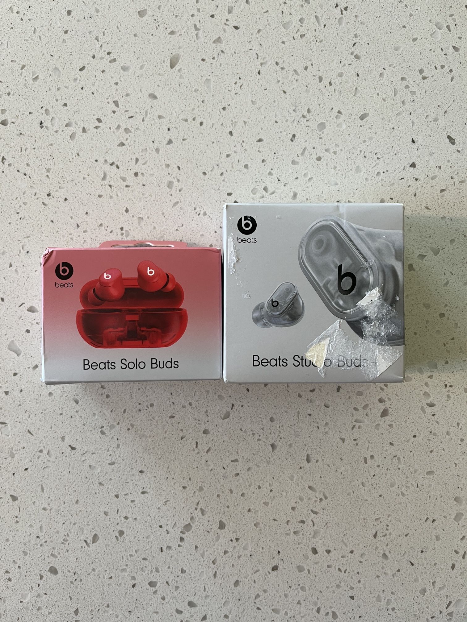 Beats Studio Buds + | Transparent & Beats Solo Buds | Red