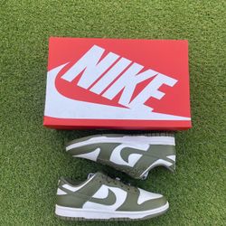 Nike Dunk Low Medium Olive Size 8.5W / 7y