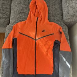 Navy And Orange Nike Tech Fleece