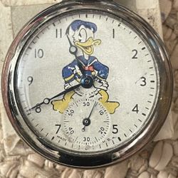 1939 Ingersoll Donald Duck Pocket Watch 