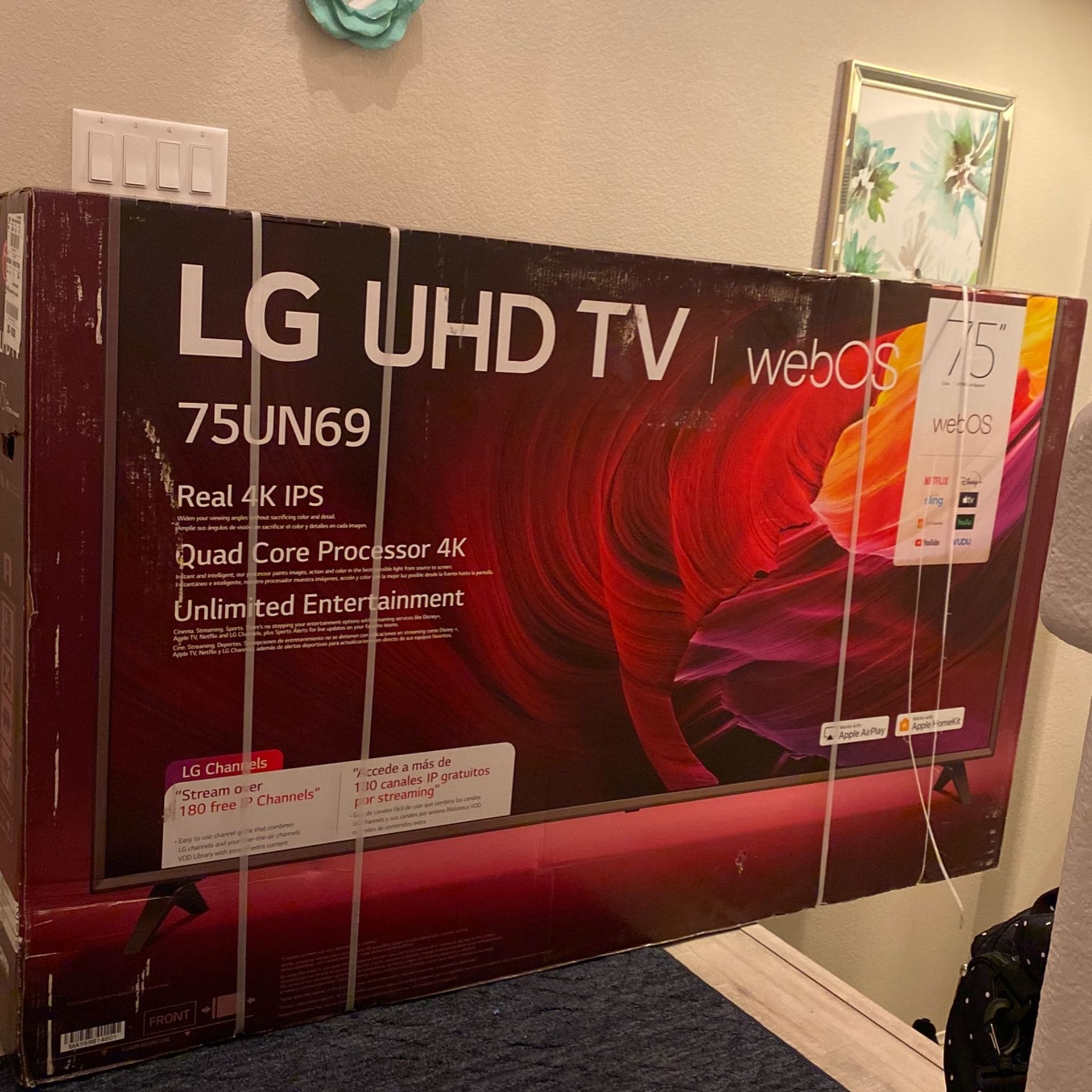 75in LG Smart TV