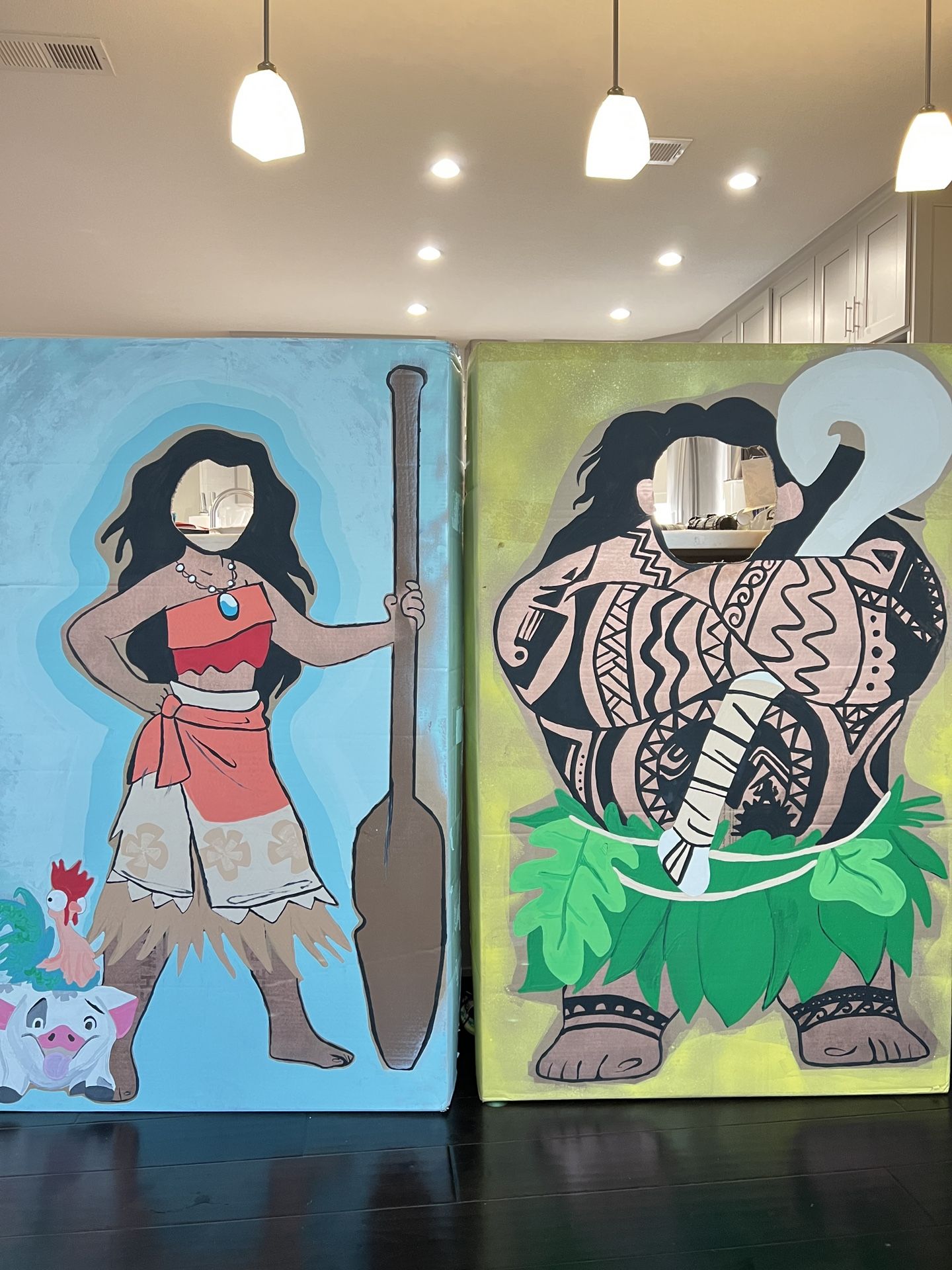 FREE Disney Moana Cardboard Cutouts