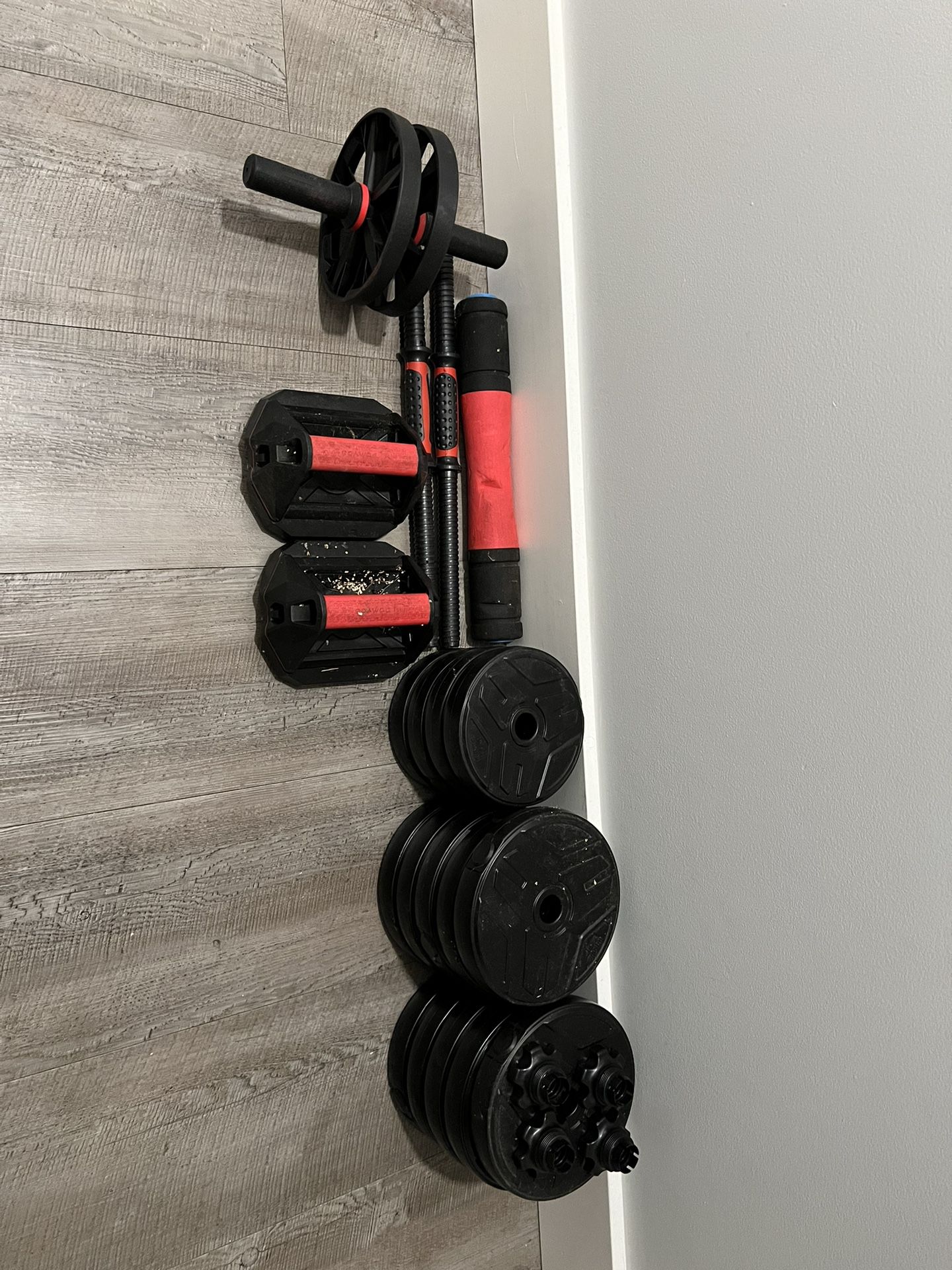 Gym and Dumbbell Set