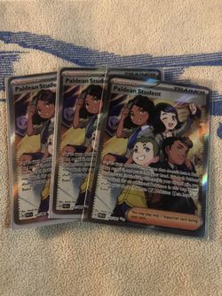 Paldean Student Holo Mint All For $4 