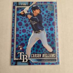 2026 Topps Carson Williams RC Easter Polka Dot Rare