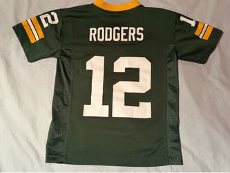 Aaron Rodgers #12 Green Bay Packers NFL Jersey; Boy’s S