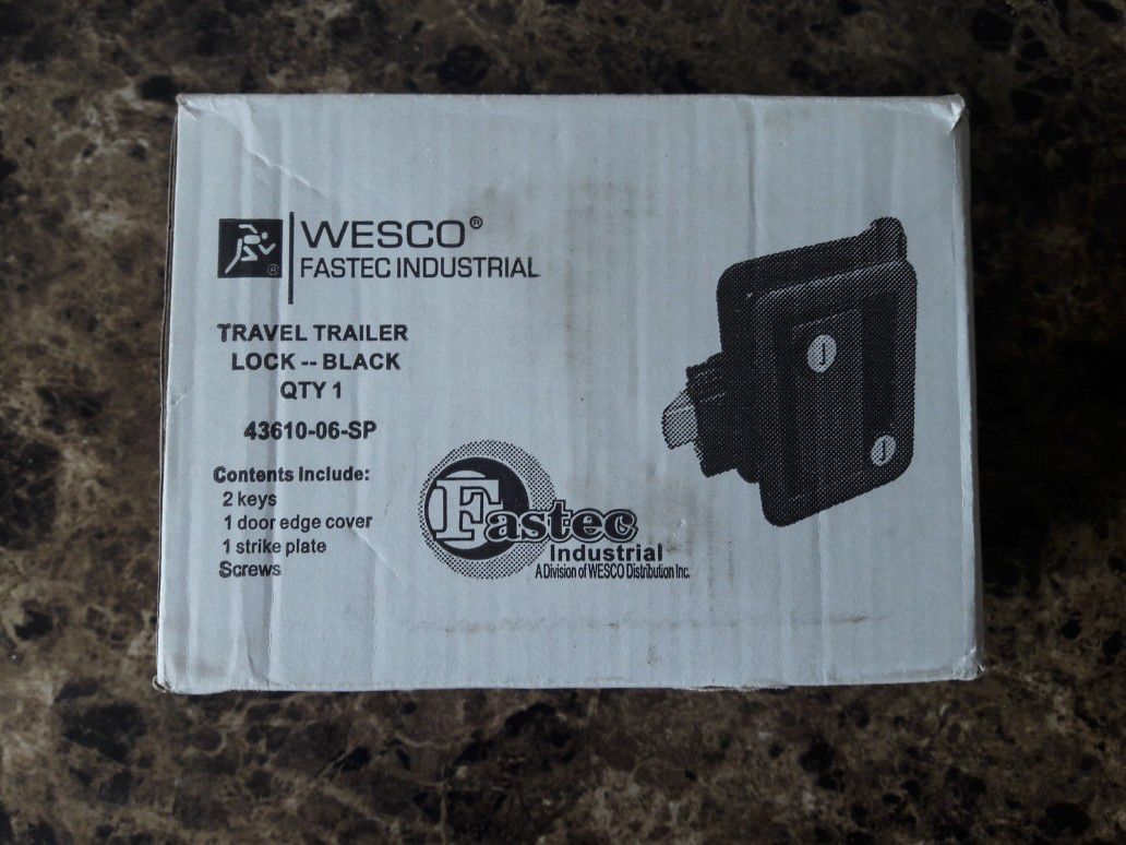 Wesco Travel Trailer Lock Set by Fastec | Model: 43610-06-SP | New - $30 | Make Offer