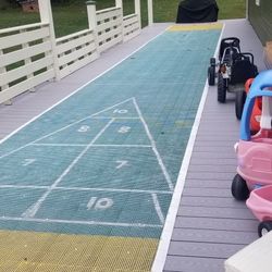 Used Portable Shuffleboard Court