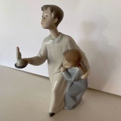 Boys With candle Lladro