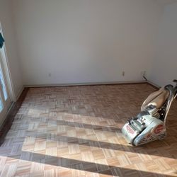 sanding of hard wood floors